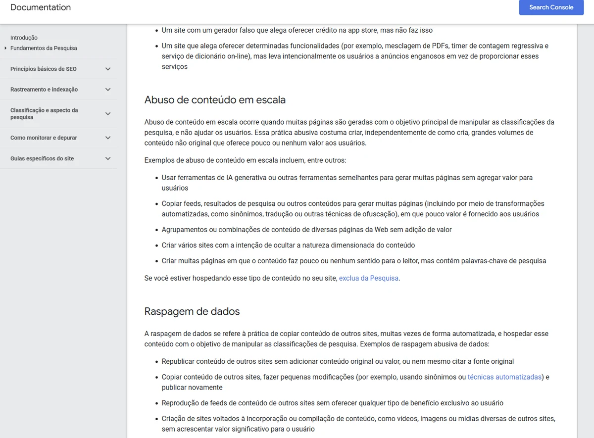 O problema é a escala sem utilidade voltada a manipular resultados.